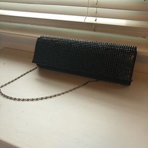 Black shoulder purse